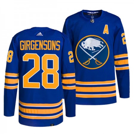 Buffalo Sabres tröja Zemgus Girgensons 28 Adidas Royal Authentic - NHL Tröjor Herr